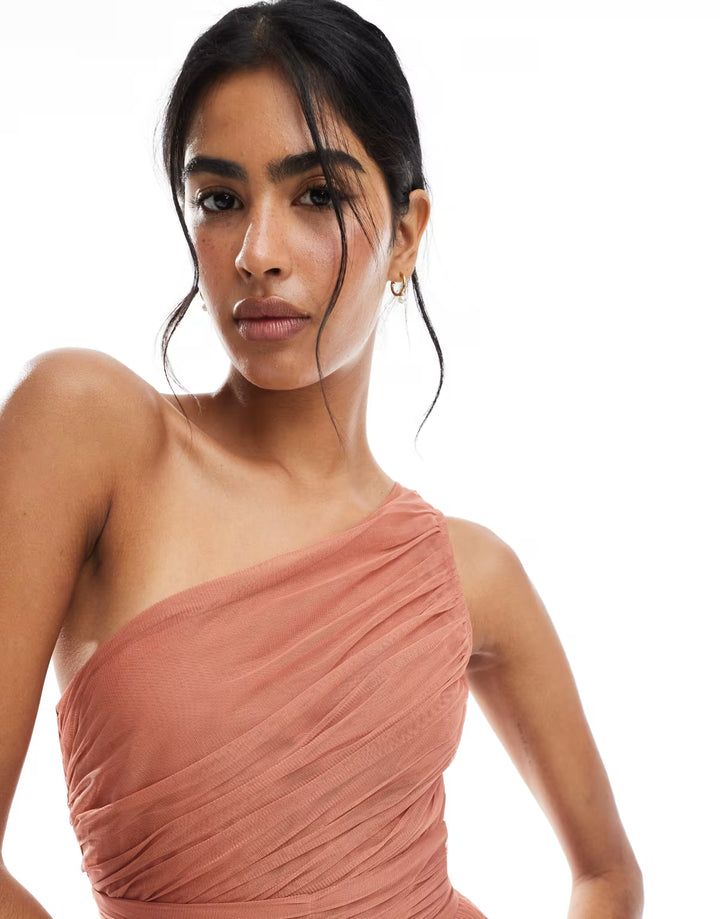 Rochie de ocazie ASOS, maro