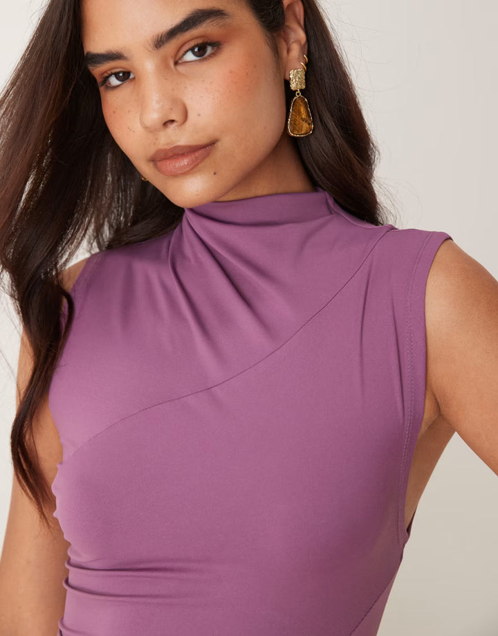 Rochie maxi ASOS, mov