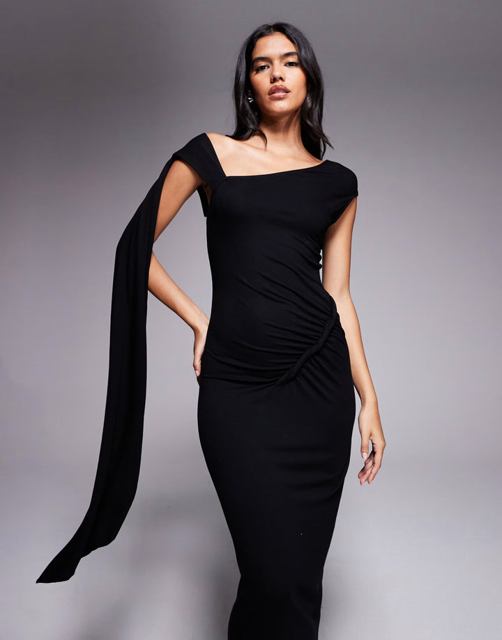 Rochie maxi ASOS, negru