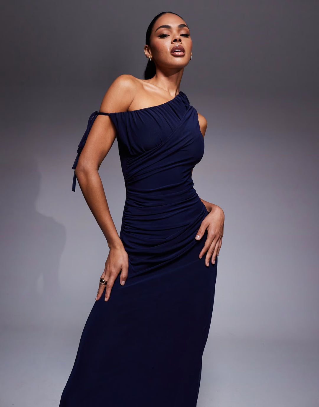Rochie maxi ASOS, bleumarin