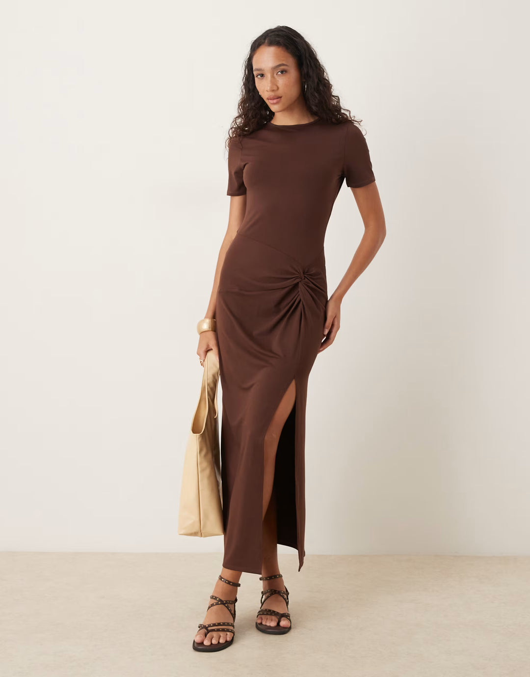 Rochie maxi ASOS, maro