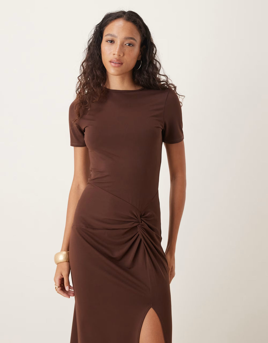 Rochie maxi ASOS, maro