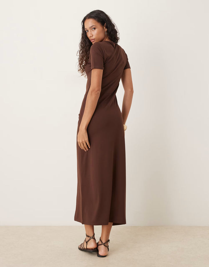 Rochie maxi ASOS, maro