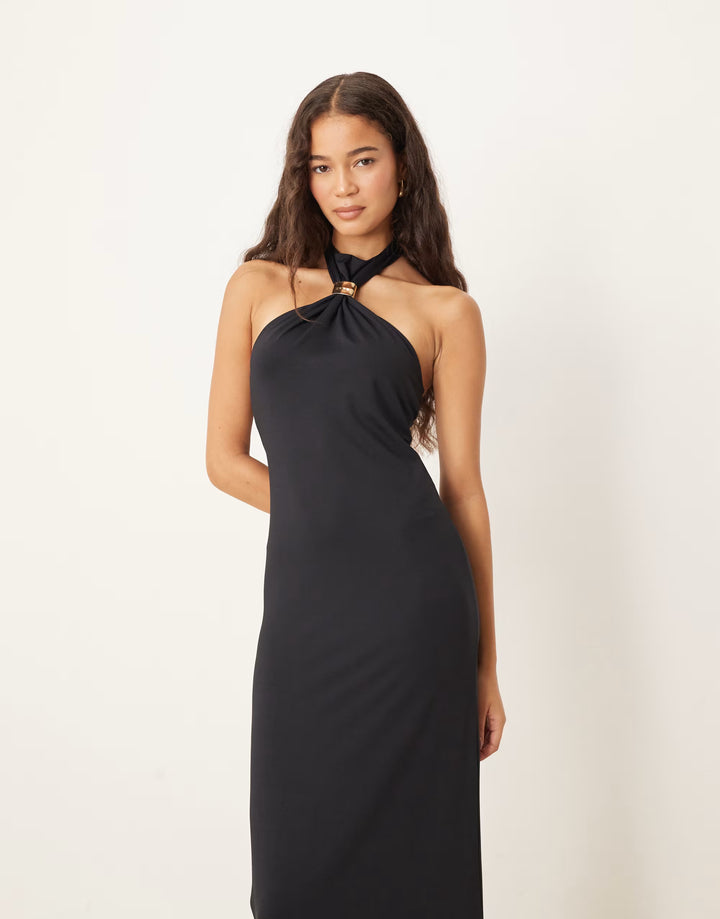 Rochie maxi ASOS, negru