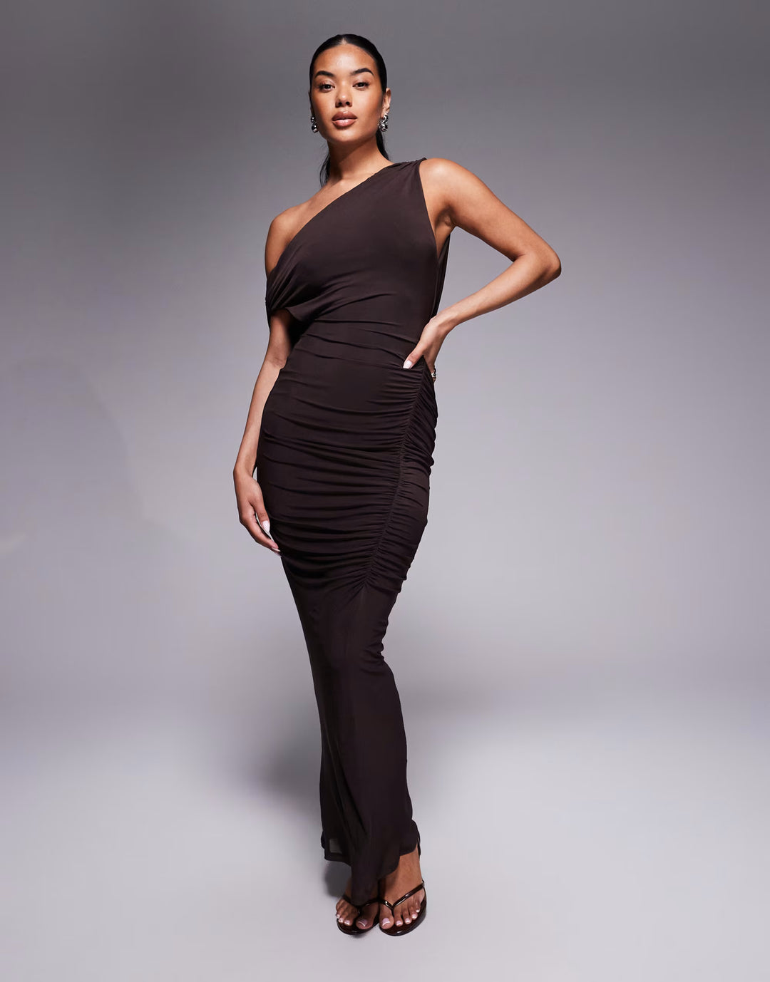 Rochie maxi ASOS, maro