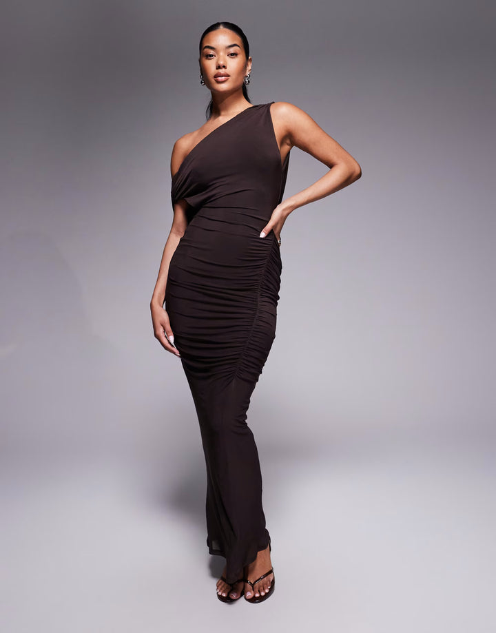 Rochie maxi ASOS, maro