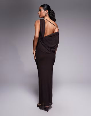 Rochie maxi ASOS, maro