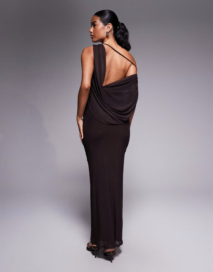 Rochie maxi ASOS, maro