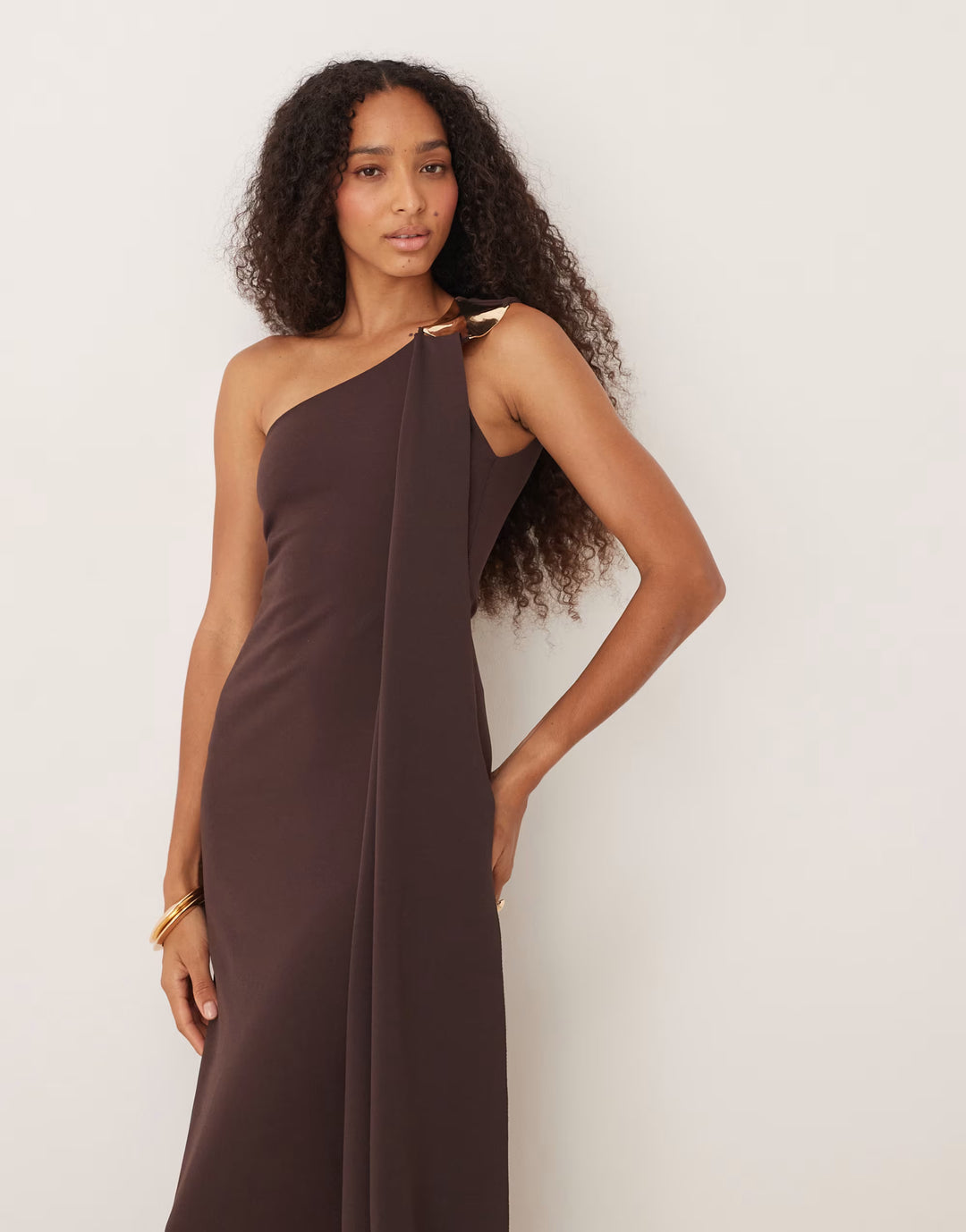 Rochie maxi ASOS, maro