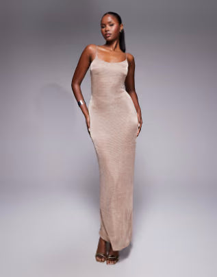 Rochie maxi ASOS, maro
