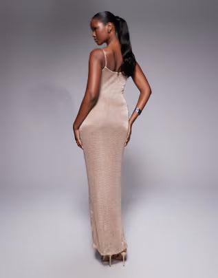 Rochie maxi ASOS, maro