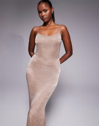 Rochie maxi ASOS, maro