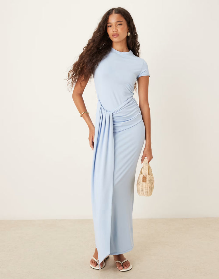 Rochie maxi ASOS, albastru