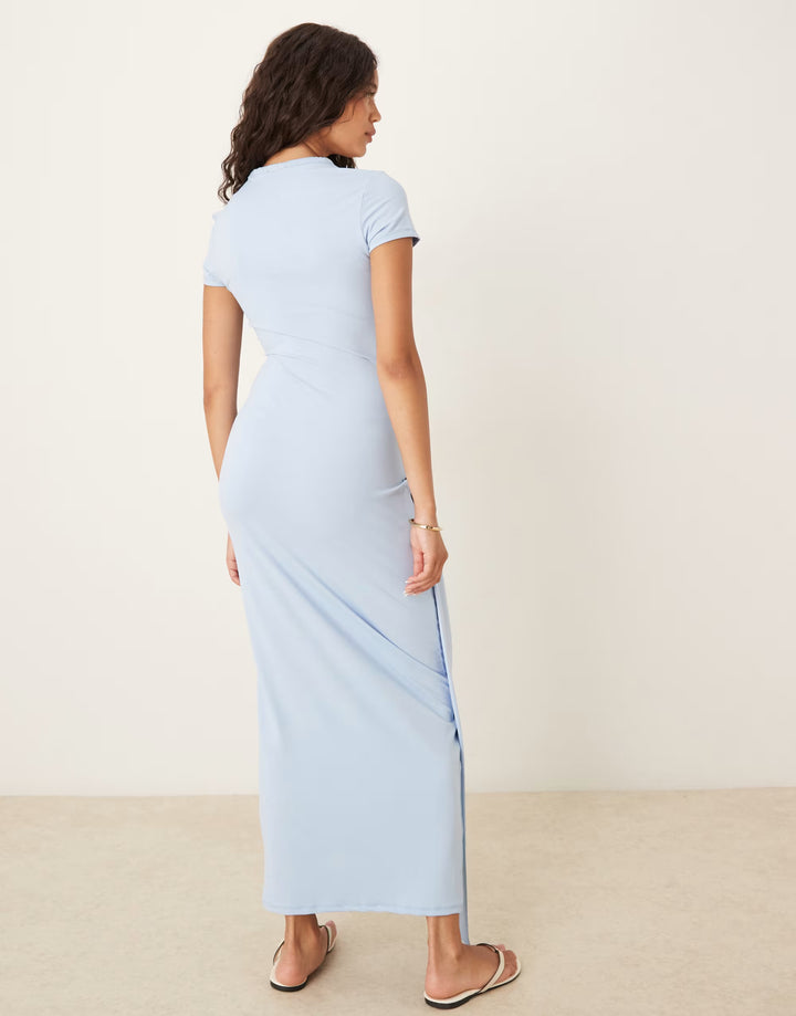 Rochie maxi ASOS, albastru