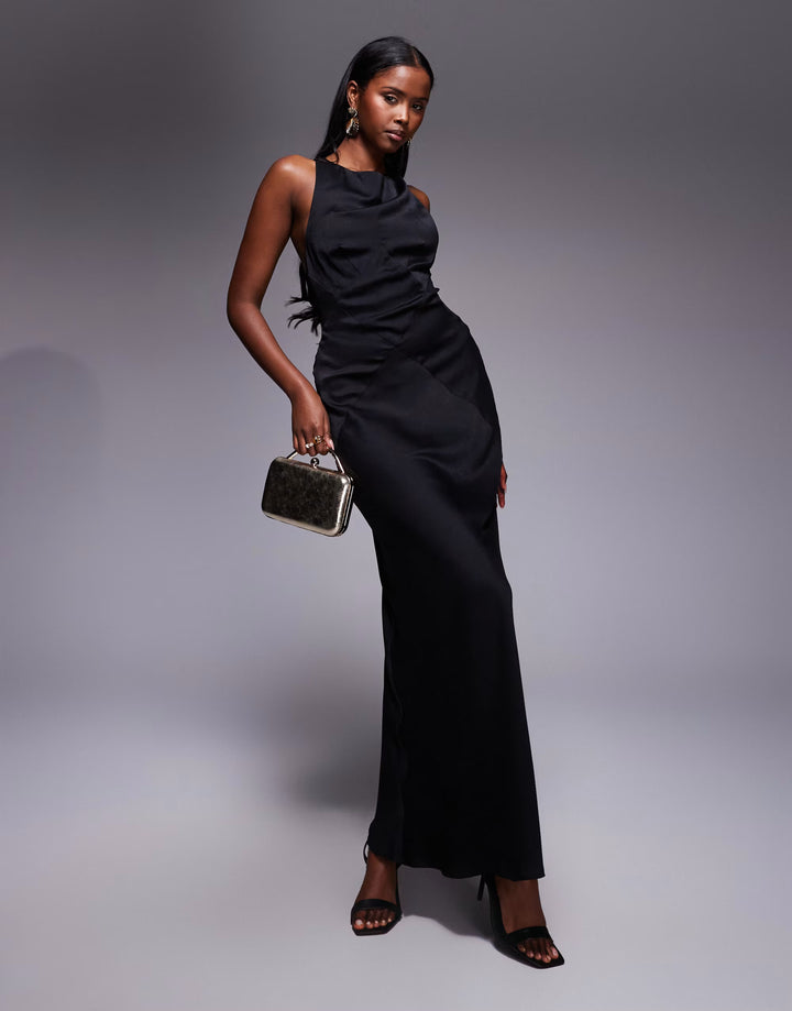 Rochie maxi ASOS, negru