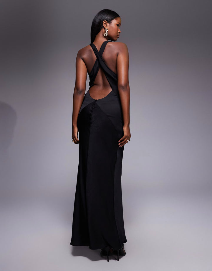 Rochie maxi ASOS, negru