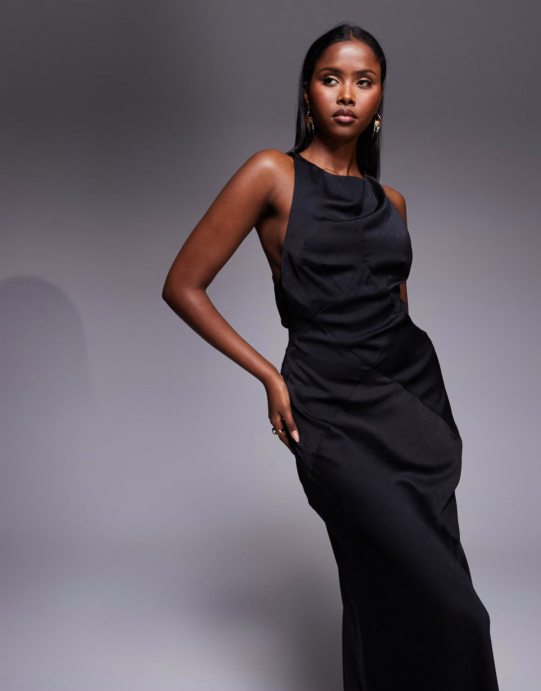 Rochie maxi ASOS, negru