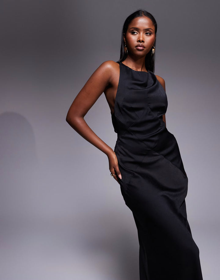 Rochie maxi ASOS, negru