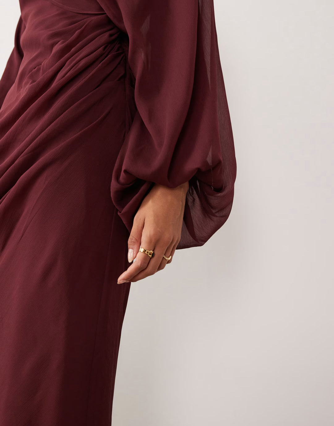 Rochie maxi ASOS, vișiniu