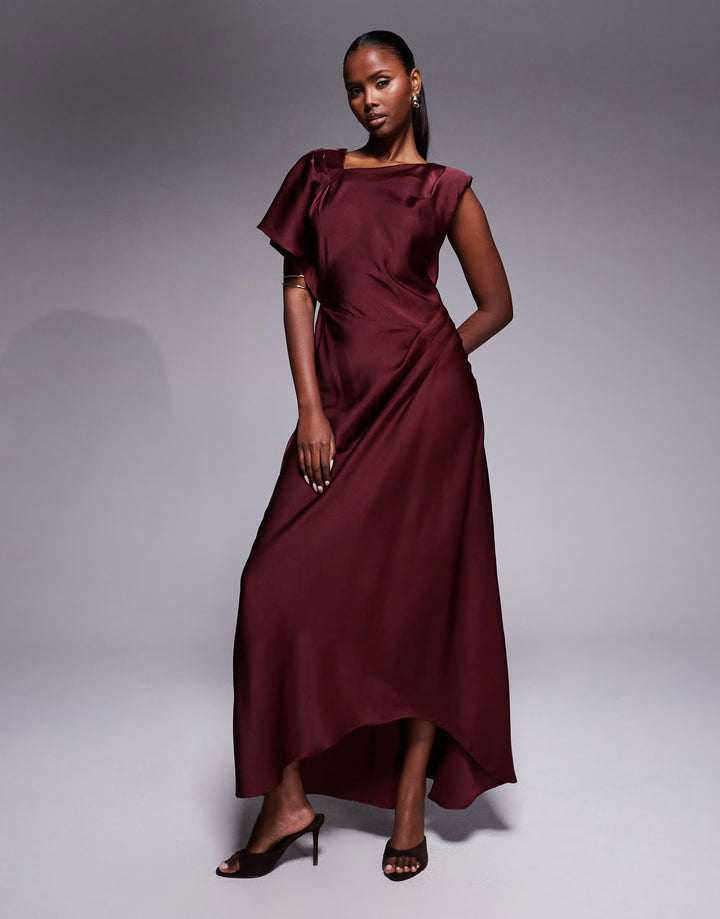 Rochie maxi ASOS, vișiniu
