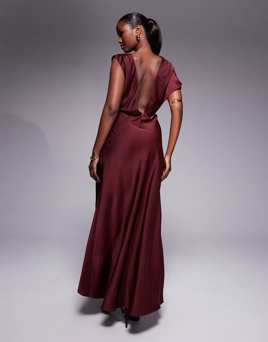 Rochie maxi ASOS, vișiniu