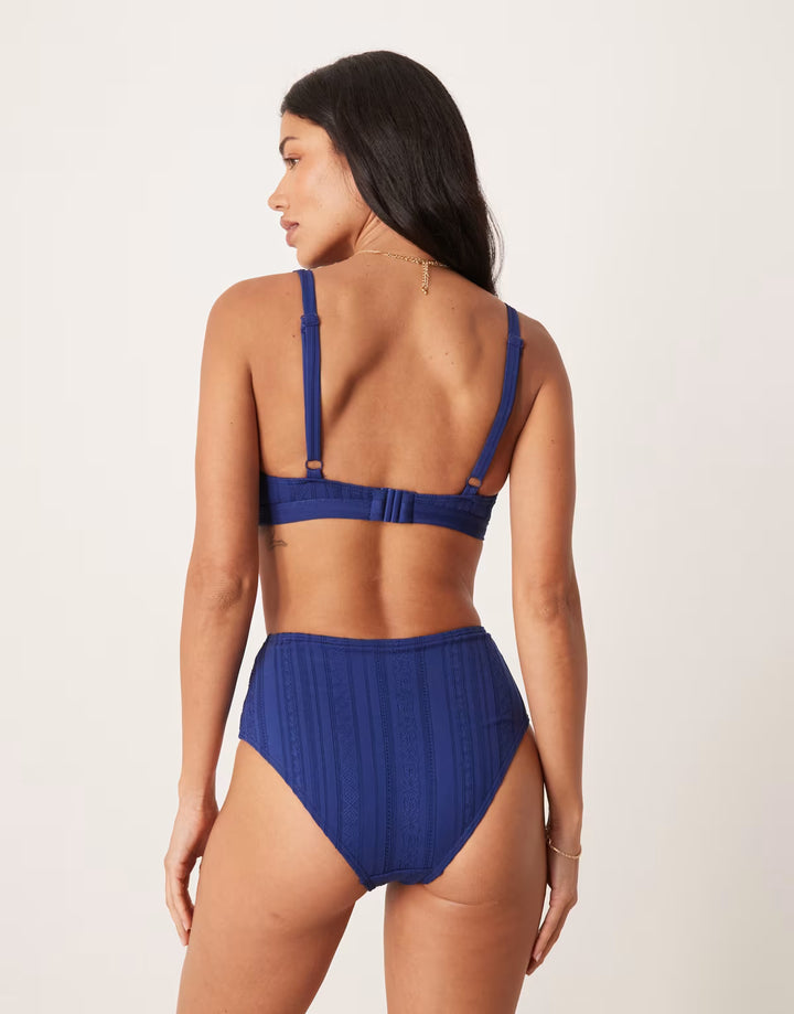 Sutien de baie PEEK & BEAU, albastru