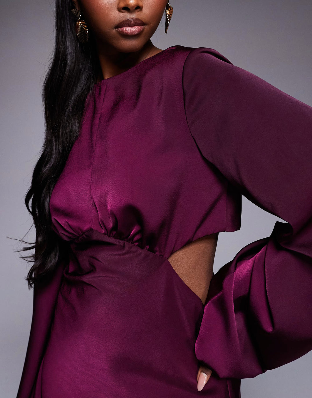 Rochie maxi ASOS, mov