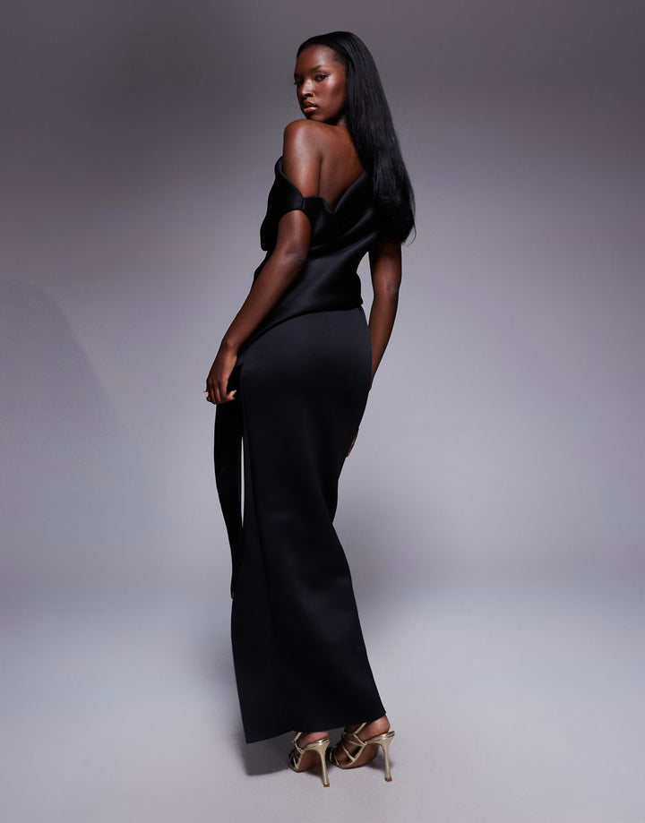 Rochie maxi ASOS, negru