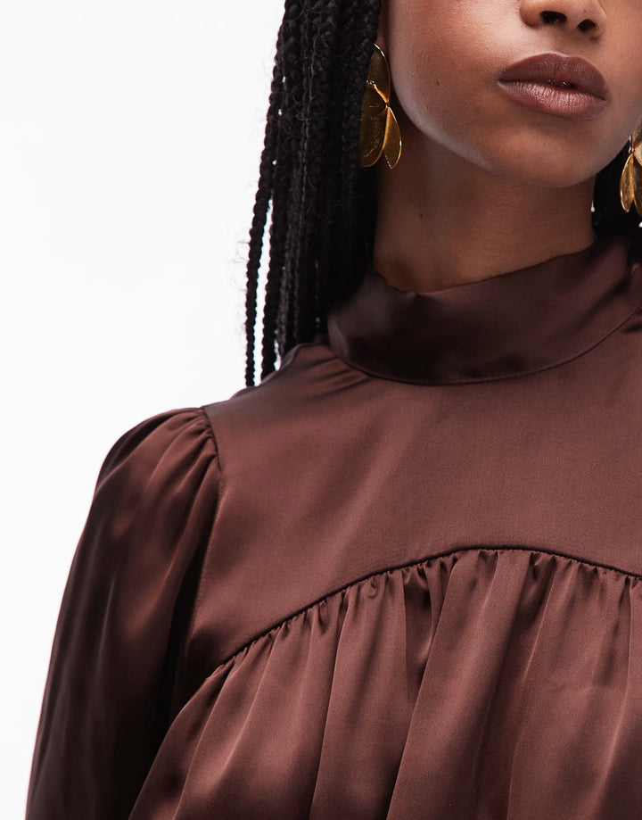 Rochie mini ASOS, maro