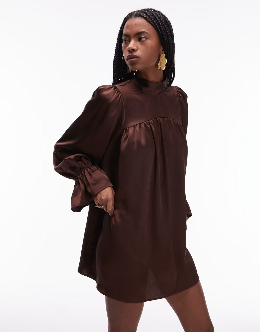 Rochie mini ASOS, maro