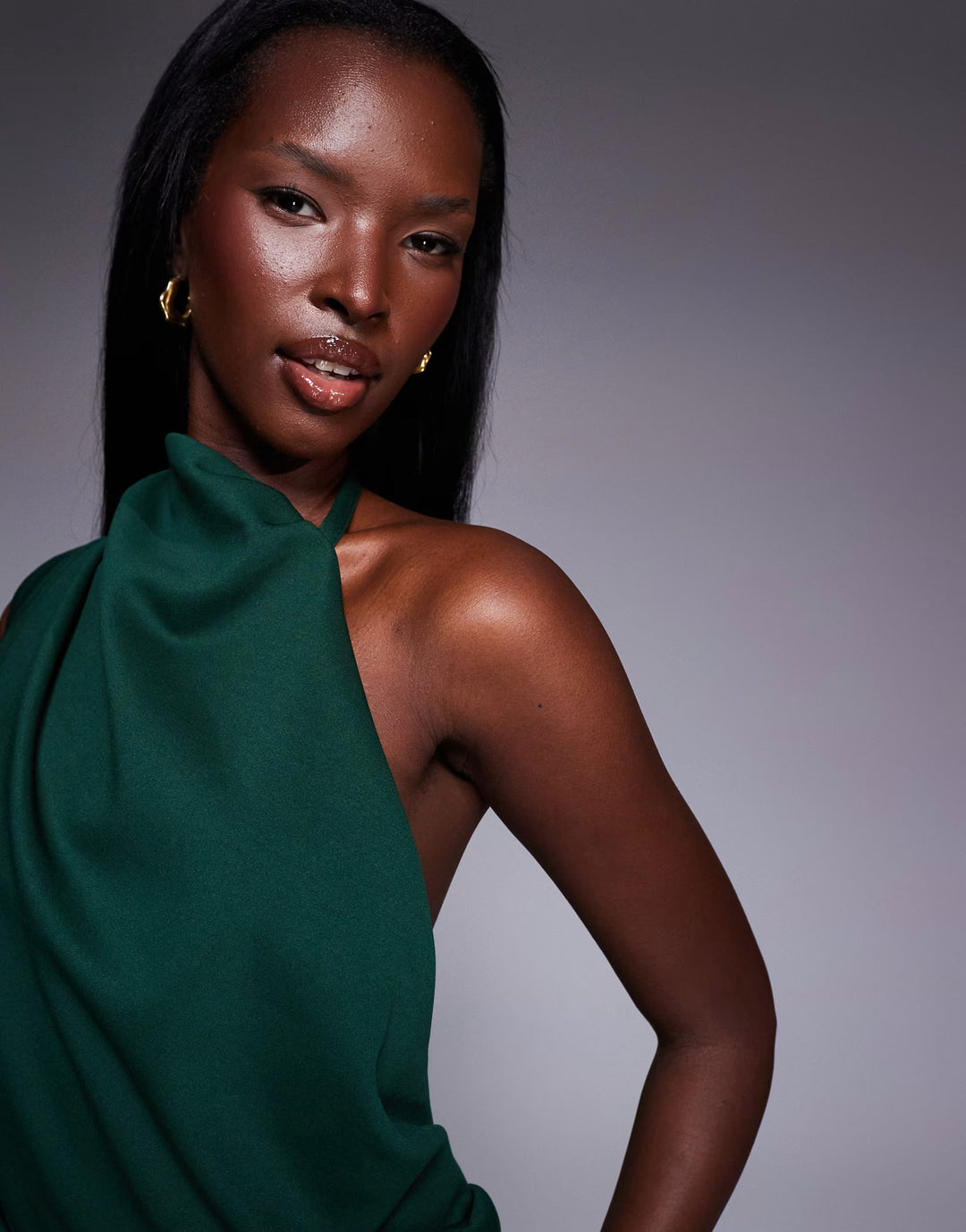 Rochie maxi ASOS, verde