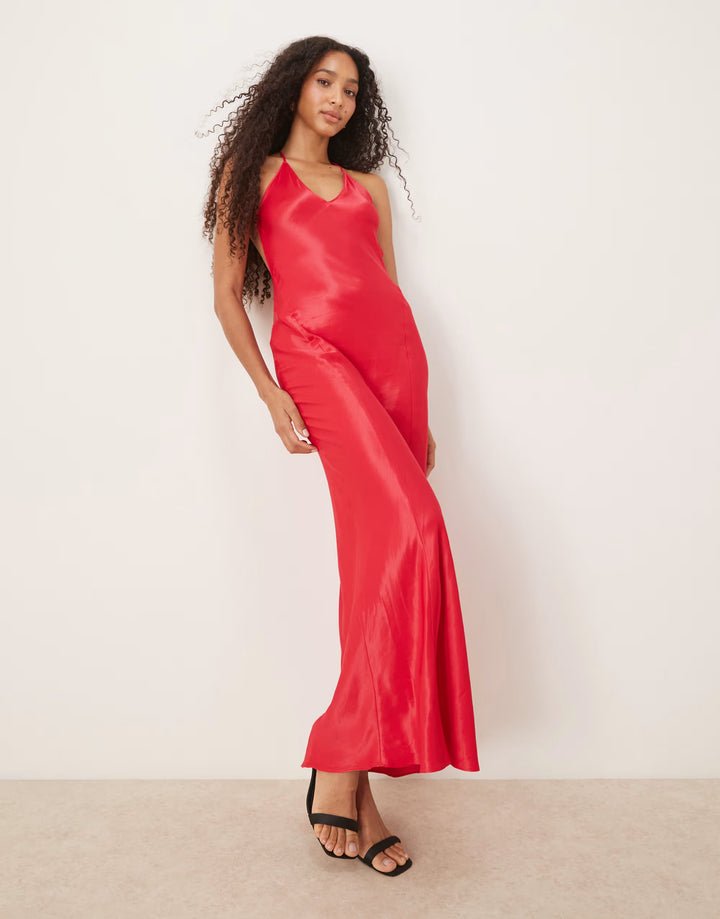 Rochie maxi ASOS, roz