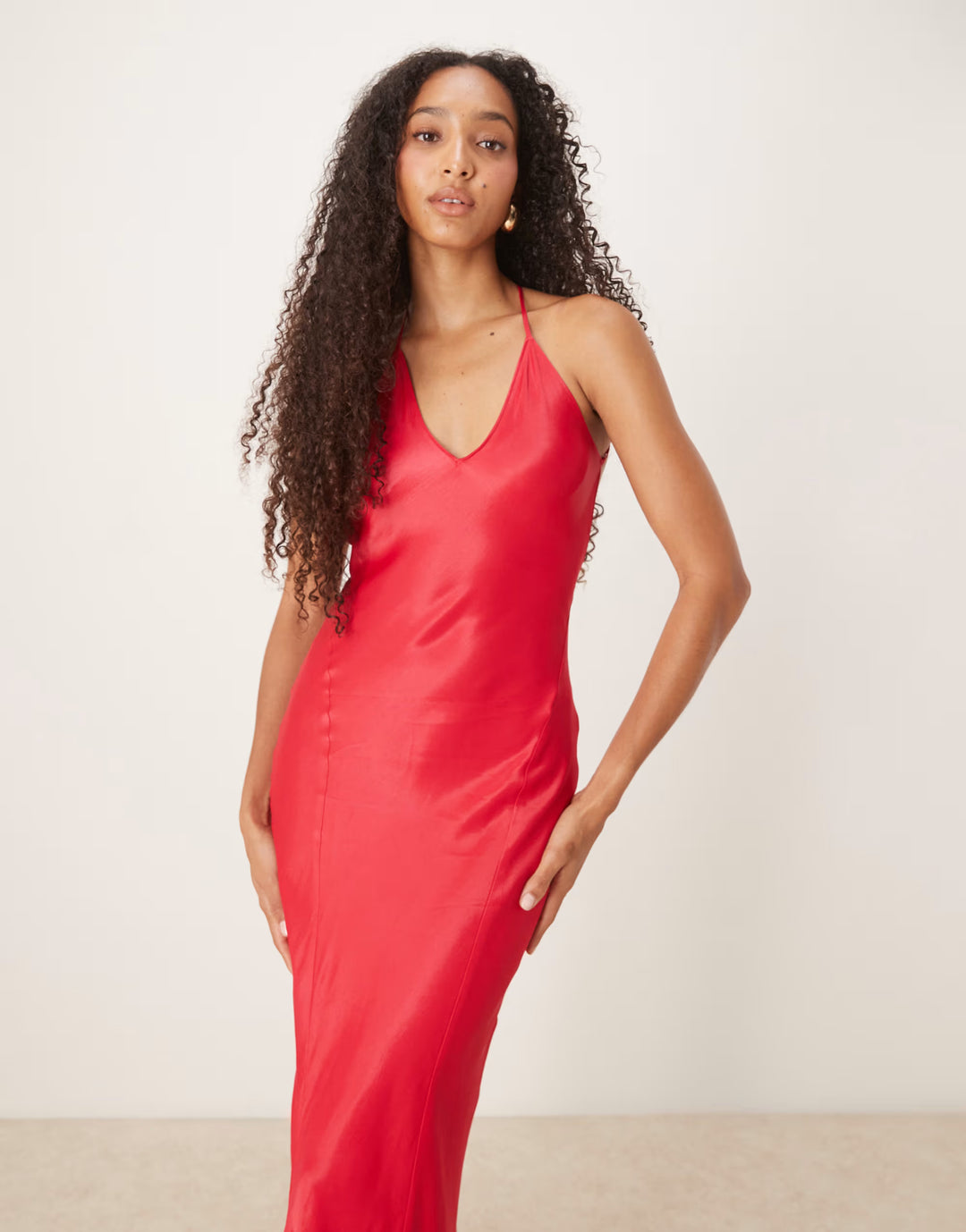 Rochie maxi ASOS, roșu