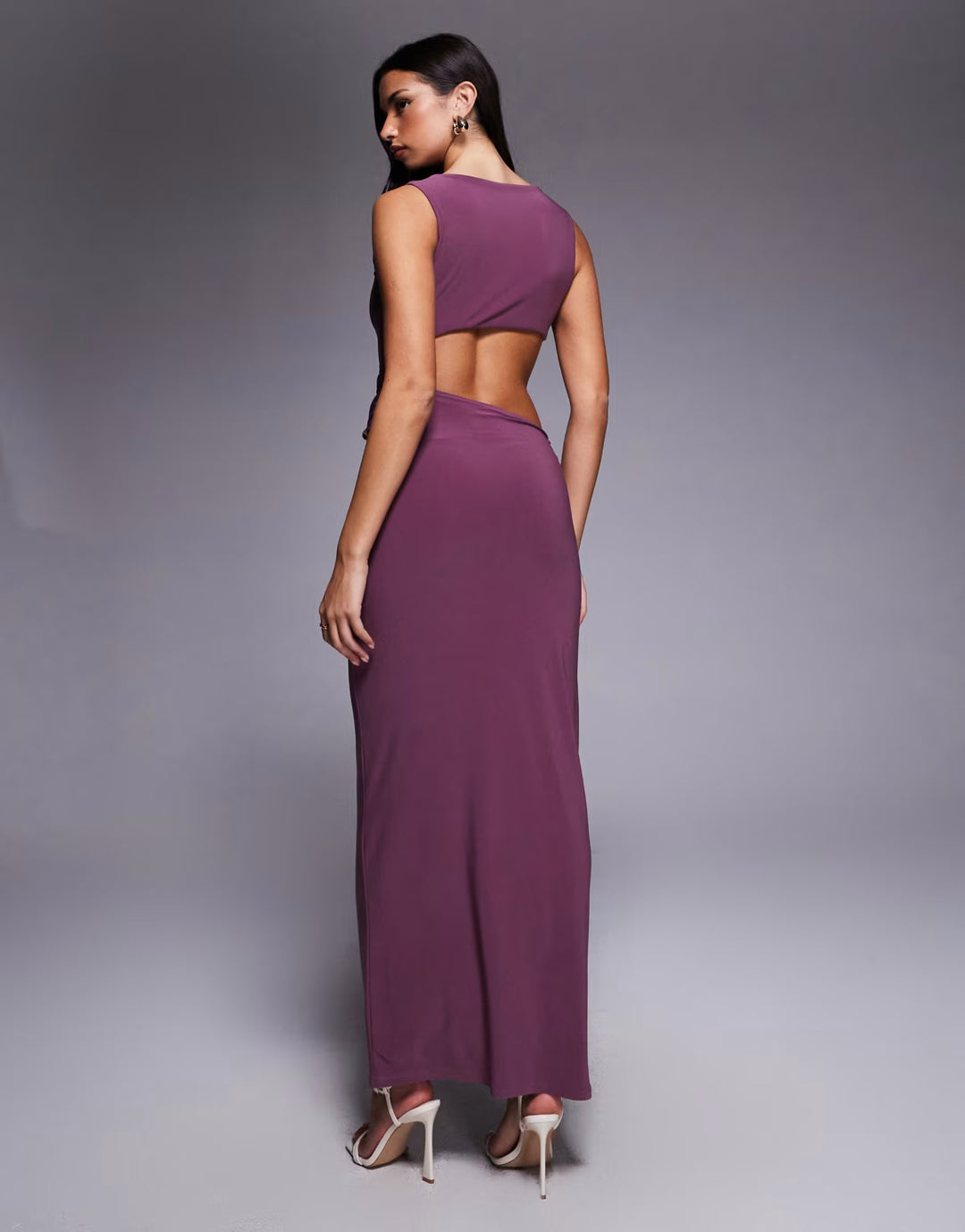 Rochie maxi ASOS, vișiniu