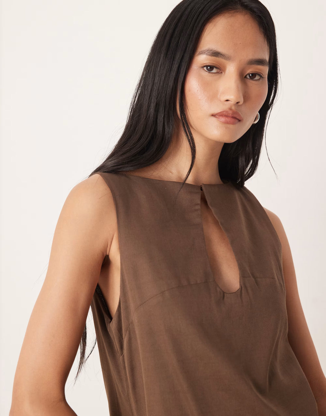 Rochie mini Asos, maro