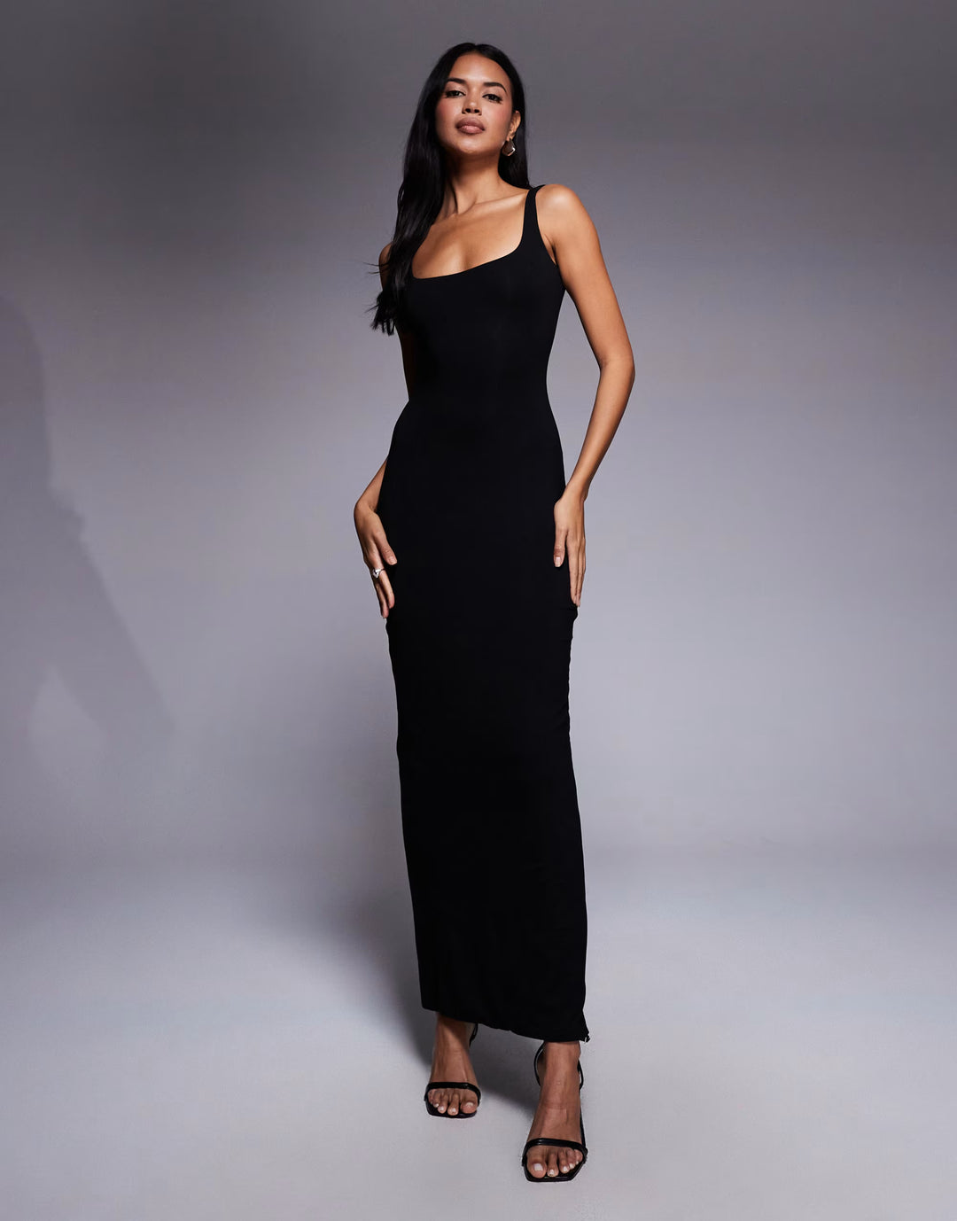 Rochie maxi OH POLLY, negru