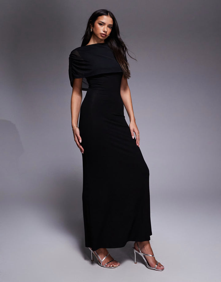 Rochie maxi ASOS, negru