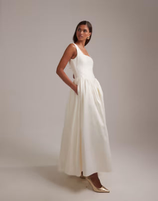 Rochie de ocazie și bridal ASOS, alb