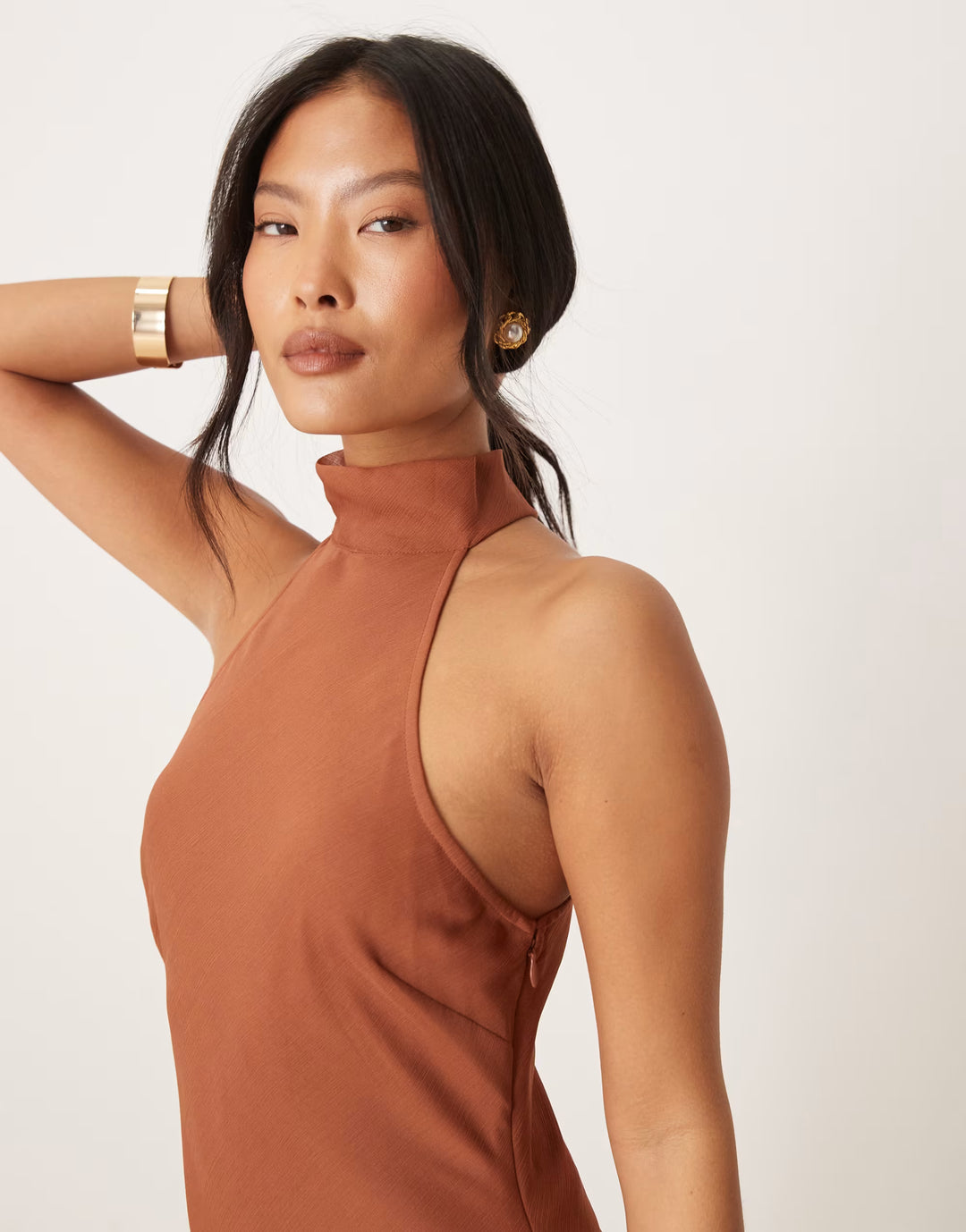 Rochie maxi ASOS, maro