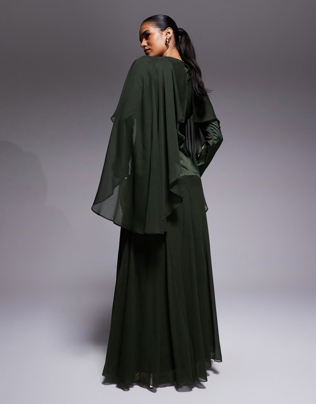 Rochie maxi ASOS, verde