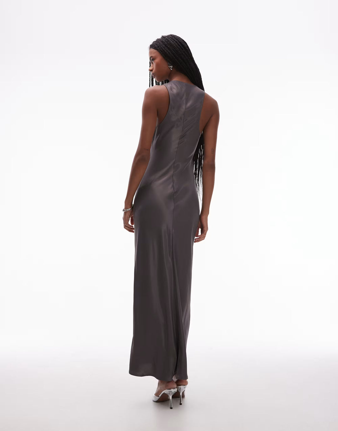 Rochie maxi ASOS, gri