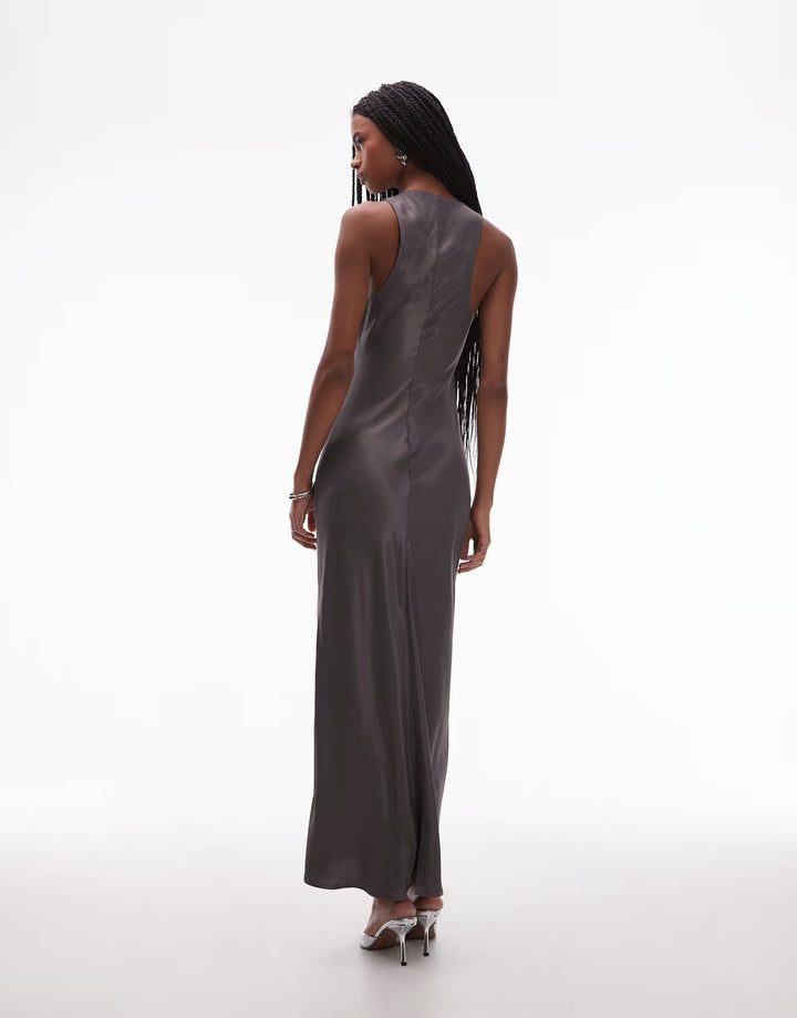 Rochie maxi ASOS, gri