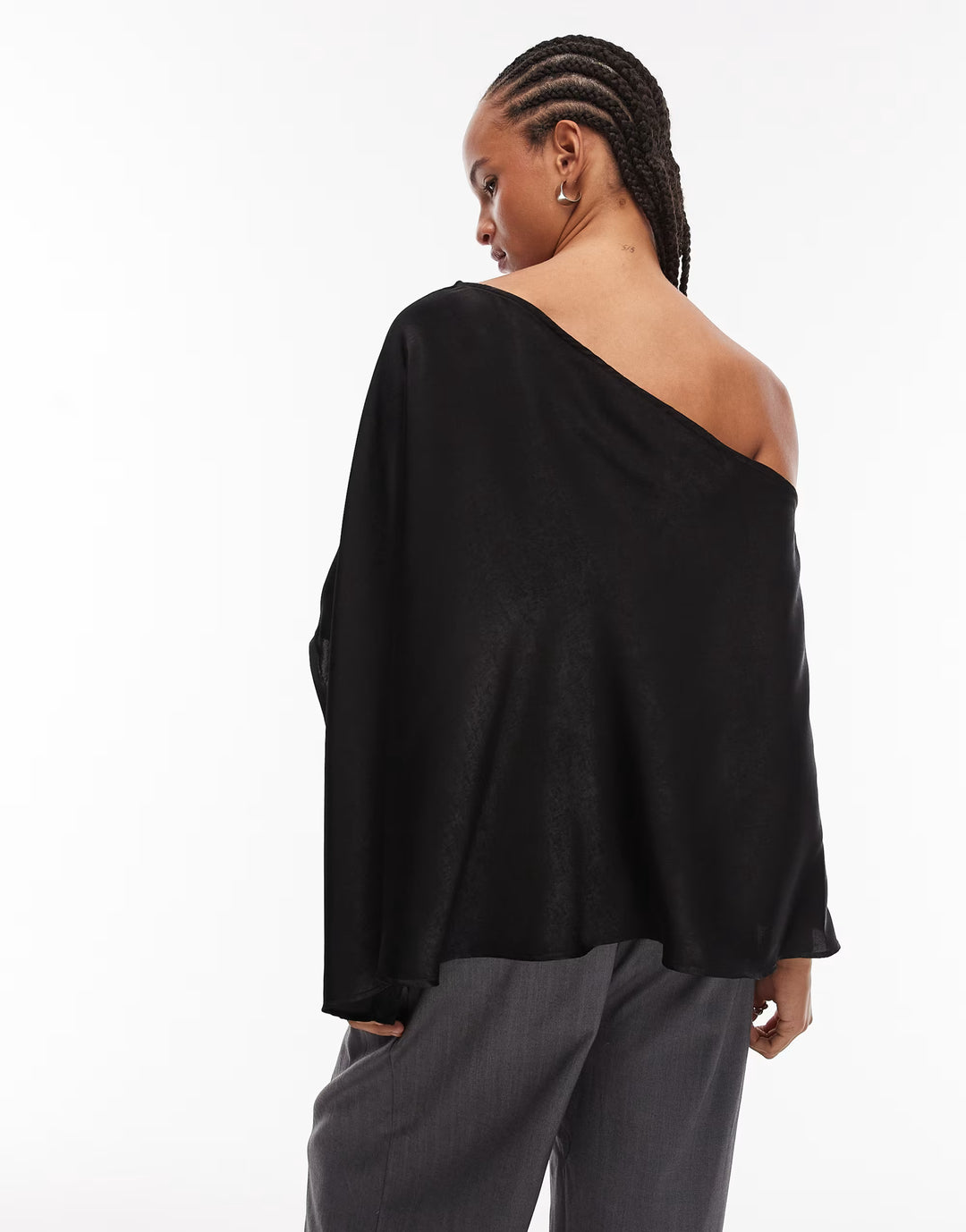 Cămașă cu mânecă scurtă Asos, negru