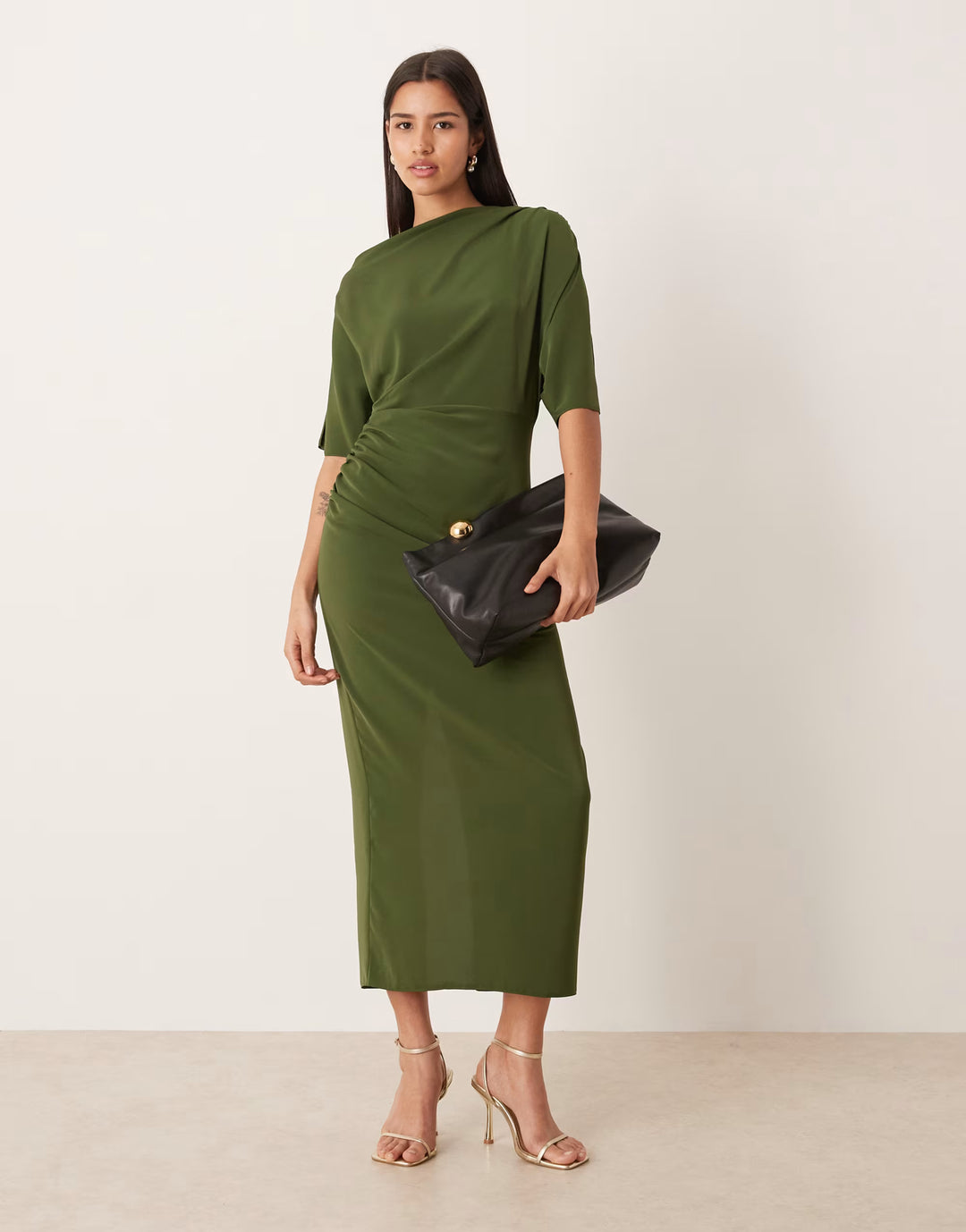Rochie maxi ASOS, verde