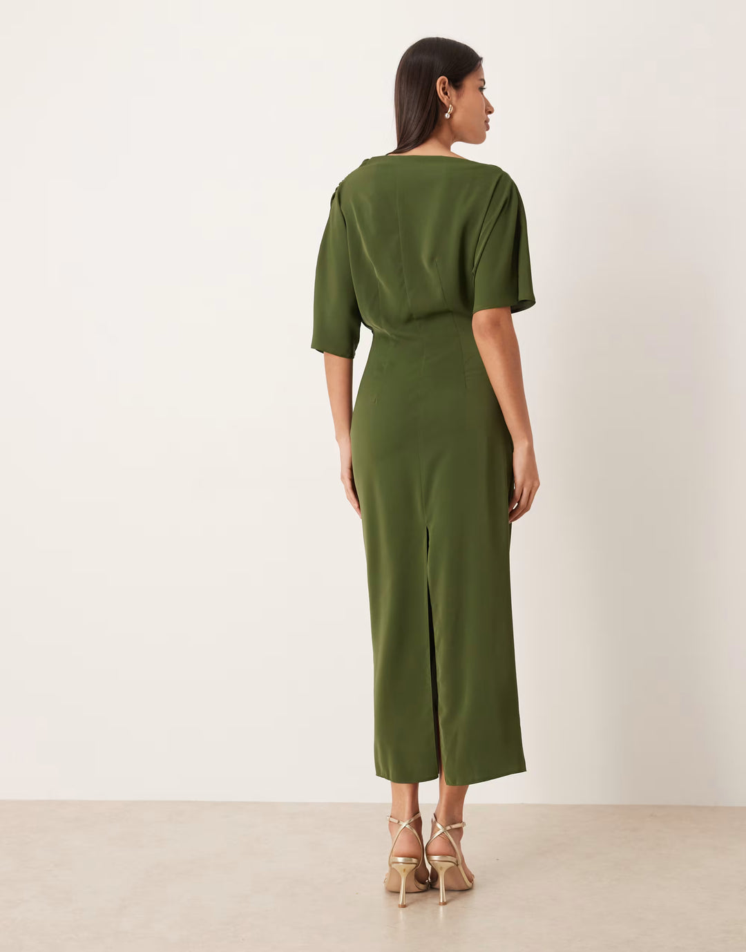 Rochie maxi ASOS, verde