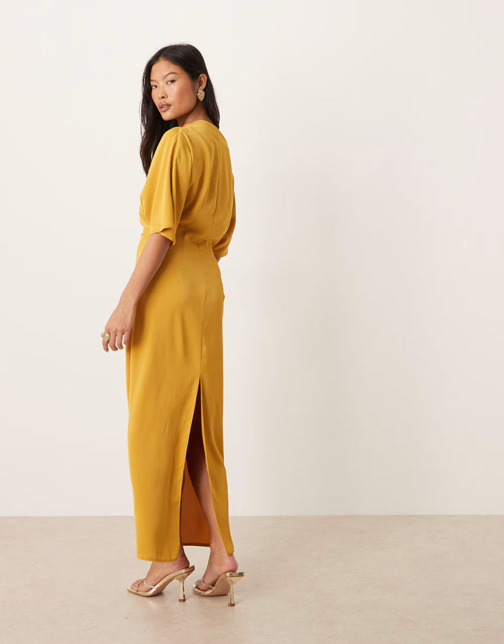 Rochie maxi ASOS, galben