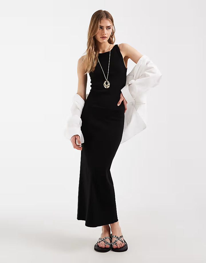 Rochie maxi ASOS, negru