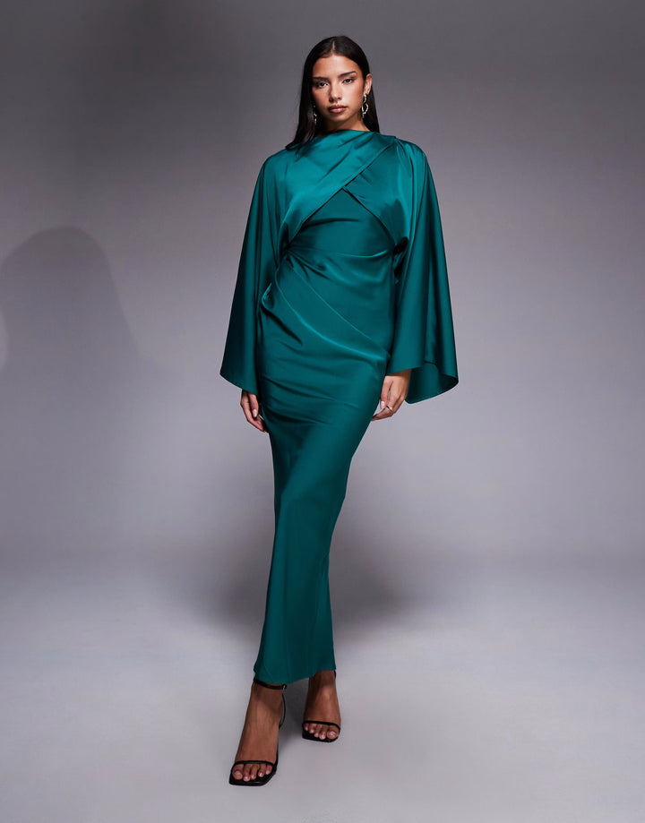 Rochie maxi ASOS, verde