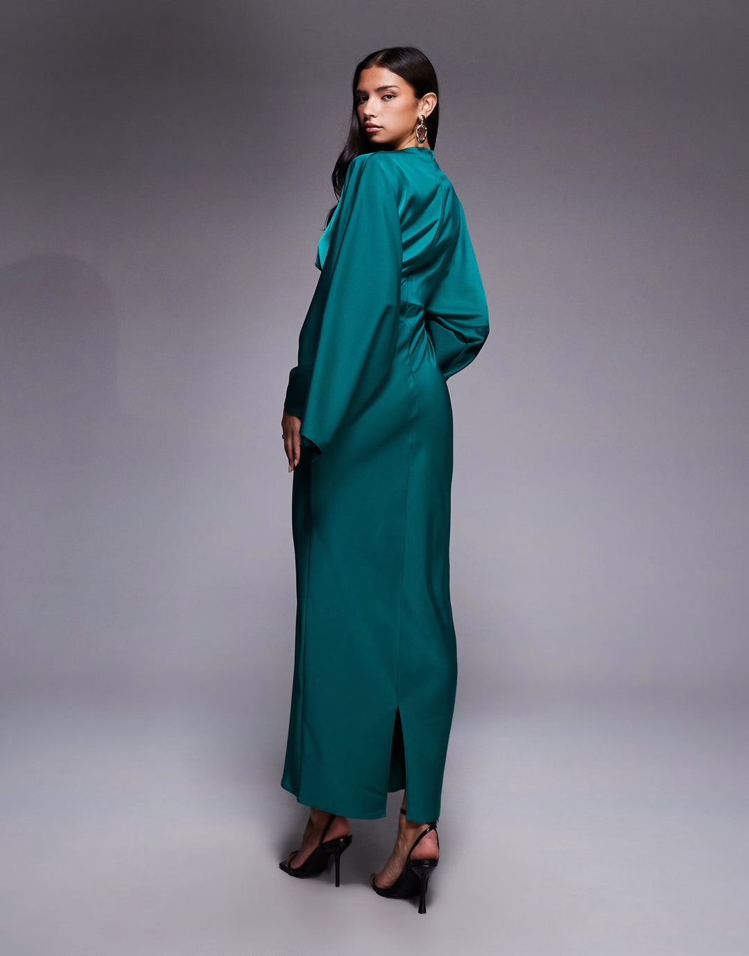 Rochie maxi ASOS, verde