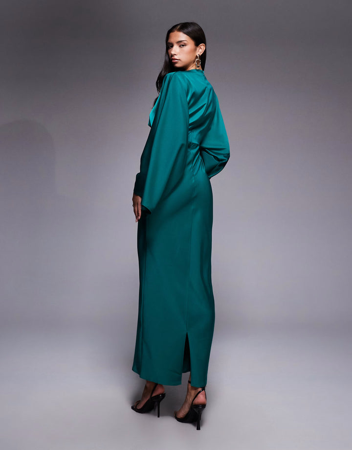 Rochie maxi ASOS, verde
